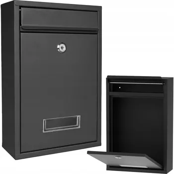 Železářství Poštovní schránka Bauerkraft černá