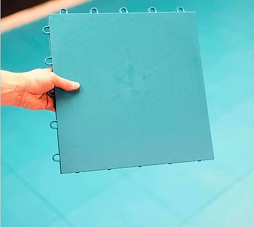 MyFloorball Puzzle florbalový povrch modrá