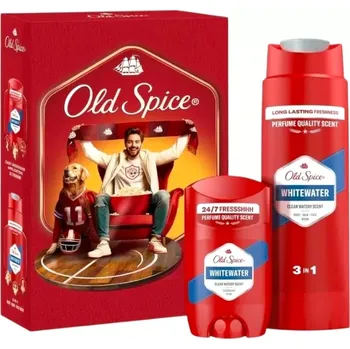 Kosmetická sada Old Spice dárkové balení sprchový gel 250ml Deo stick 50 ml Whitewater