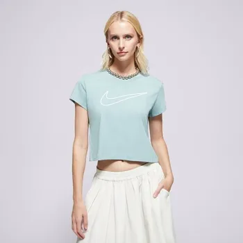 Pánské oblečení Nike Tričko W Nsw Club Ss Tee Hbr Md Zelená M