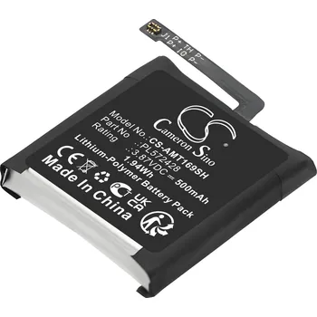 Baterie pro mobilní telefon Baterie pro Amazfit T-Rex 2, A2169, A2170, Li-Pol, 500 mAh