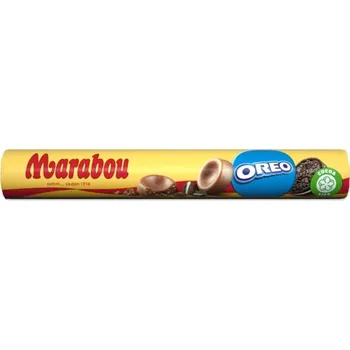 Čokoláda Marabou Oreo bonbony z mléčné čokolády s kousky sušenek 67 g