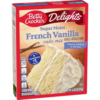 Betty Crocker směs na přípravu dortu s vanilkovou příchutí 375 g