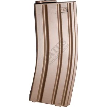 Airsoft Delta Armory zásobník pro M4 130BB tlačný plastový - Tan