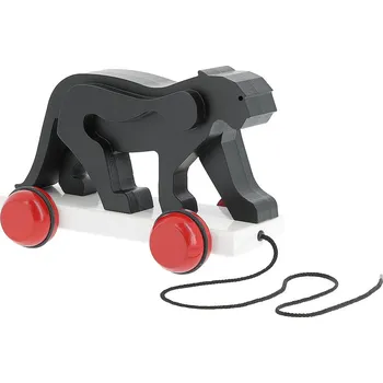 Dřevěná hračka Vilac Tahací panter Pompon