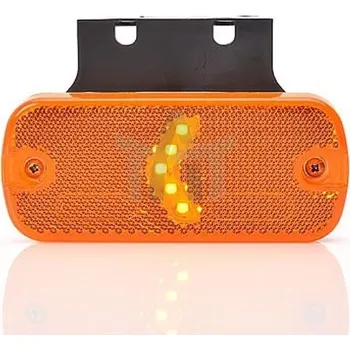 Osvětlení automobilu Diodové obrysové světlo LED 12/24V s držákem žluté WAS W127/901