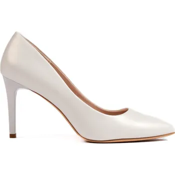 Dámské lodičky Klasické bílé perleťové lodičky 1339PEA Velikost: 37