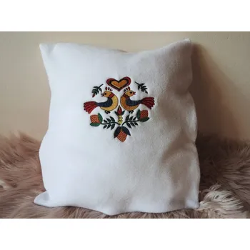 Povlak na polštářek Povlak na polštář fleecový 33x35 cm folklórní motiv
