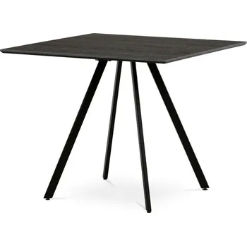 Jídelní stůl Jídelní stůl JORYOREL, 90x90x76 cm, šedý dub/černá + vyzvednutí ZDARMA