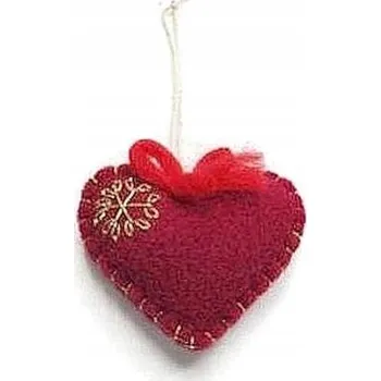 Přívěsek Plyšový přívěsek srdce