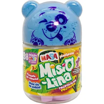 Modelovací hmota Epee Misiolina Tropické dobrodružství Modelovací hmota 60g modrá + formička