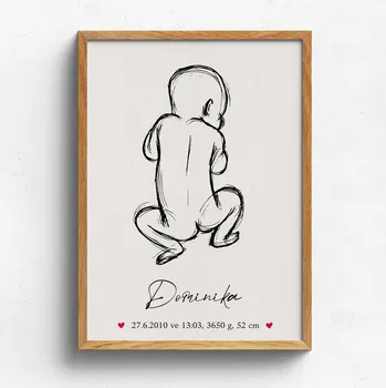 Plakát Plakát Narození miminka 5