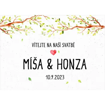 Svatební dekorace Vítací cedule 189