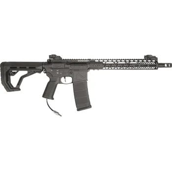 Airsoftová zbraň Delta Armory airsoft zbraň FREYA R15 SKELETON 13" HPA PULSAR D2 Double solenoid - černá