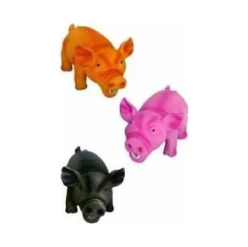 Hračka pro psa Divočák chrochtající gumový 15 cm