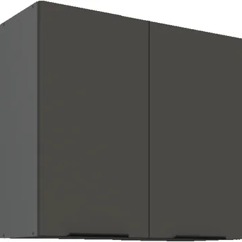 Kuchyňská skříňka 80 G-72 2F, Horní kuchyňská skříňka Aria grafit/antracit