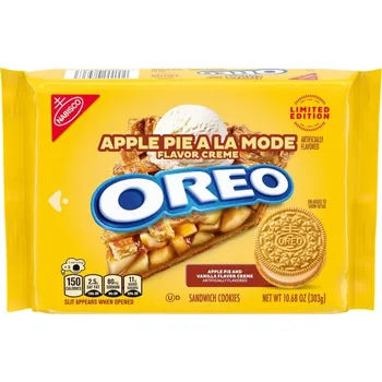 Oreo sušenky s náplní s příchutí jablečného koláče 303 g