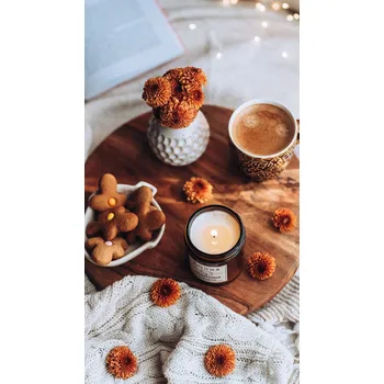 Svíčka Tradiční sójová svíčka Měkká deka 120 Sojowa Harmonia 1 ks