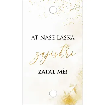 Svatební dekorace Kartička na prskavku 276