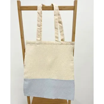 B.E.S. - Petrovice, s.r.o. Látková taška - 40x45cm - vzor Krémová - šedá