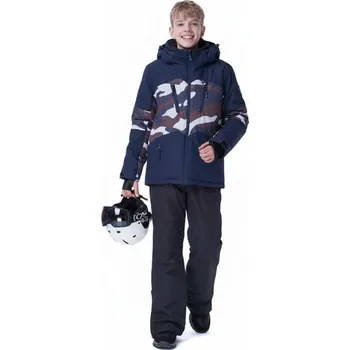 JUST PLAY CHLAPECKÁ ZIMNÍ LYŽAŘSKÁ BUNDA - TMAVĚ MODRÁ B3340 Velikost: 164, Barva: Tmavě modrá