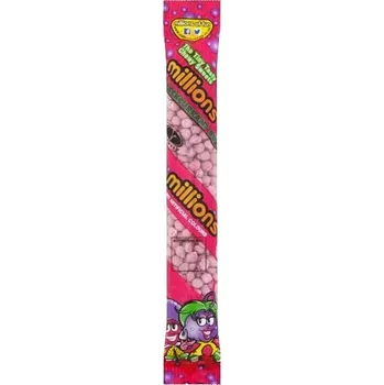 Bonbon Millions žvýkací bonbony s příchutí černého rybízu 55 g