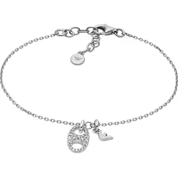 Náramek Emporio Armani Dámský stříbrný náramek s kubickými zirkony EG3631040 + 2 měsíce na vrácení zboží