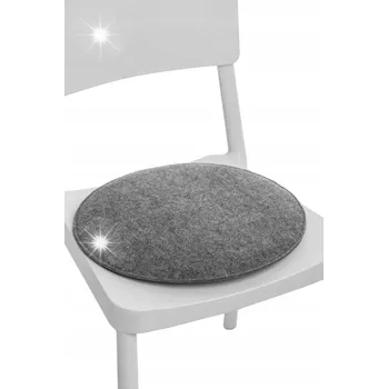 Polštář Polštář na židli šedý světlý