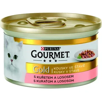 GOURMET Gold losos a kuře 85g