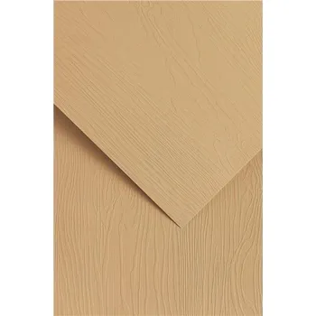 Barevný papír Galeria papieru Designový papír A4 Oak, 230 g, sv.hnědá, 20 ks