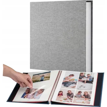 Fotoalbum FOTOALBUM SAMOLEPICÍ 40 STRAN 28X27 CM PLÁTĚNÝ PREMIUM SCRAPBOOK