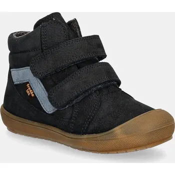 Dámské polobotky Dětské nubukové polobotky Froddo OLLIE TEX tmavomodrá barva, G2110139 G2110139.25.28 59X, EUR 27