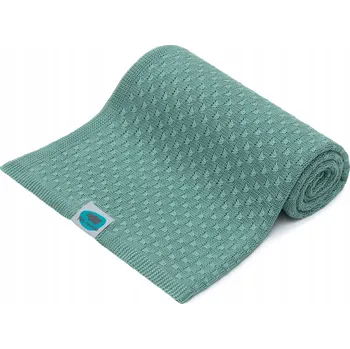 Zavinovačka Deka zavinovačka bambusová pro chlapce pro dívku 95x95 mátová