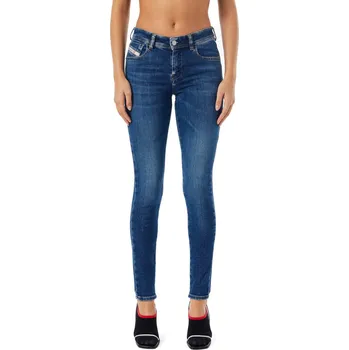 Dámské oblečení DŽÍNY DIESEL 2017 SLANDY TROUSERS BLUE