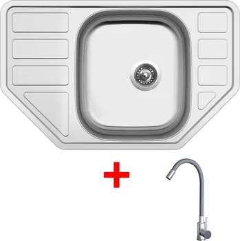 Nerezový dřez Sinks N155 Set CORNO 770 + ELASTA nerez/šedá Stav zboží: Nový produkt v externím skladu