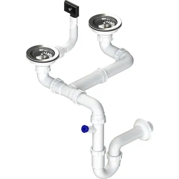 Granitový dřez "Sinks SPNS3D Dvousifon 3 ?"" pro nerez. dřezy s úsporou místa" Stav zboží: Nový produkt v externím skladu