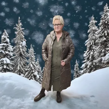 Dámský kabát Dámský dlouhý kabát Barva: Khaki, Velikost: XXXL, Size system: INT