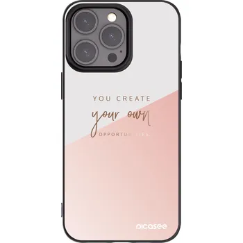 Pouzdro na mobilní telefon Picasee silikonový černý obal pro Apple iPhone 15 Pro Max - Vytvoř si svou vlastní příležitost