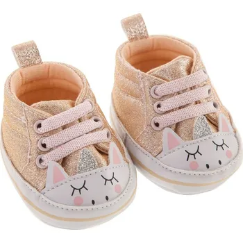 Panenka Antonio Juan Botičky pro panenku - tenisky zlaté s jednorožcem 92004-10