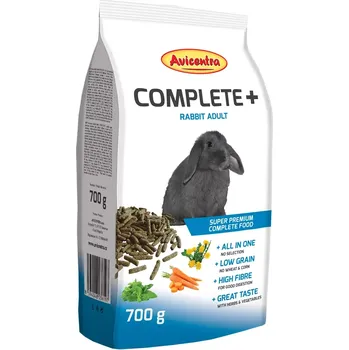 Krmivo pro hlodavce Avicentra Králík adult Complete+ 700g
