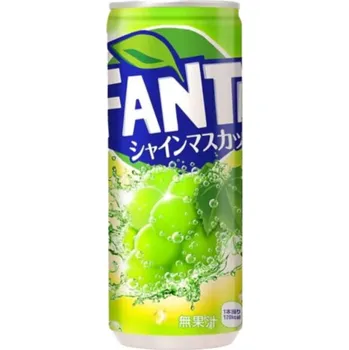 Limonáda Fanta JP sycený nápoj s příchutí muškátového hroznu 250 ml