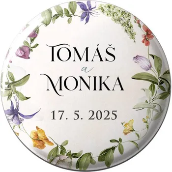 Svatební dekorace Svatební placka 350
