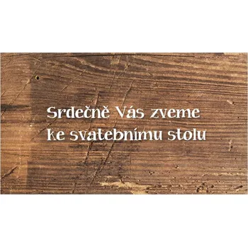 Svatební dekorace Pozvánka ke stolu 212