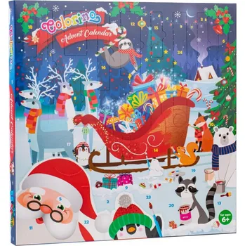 Set školních potřeb Colorino Standard 15688PTR adventní kalendář