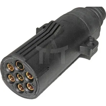 Tažné zařízení Zástrčka elektrická plastová N s otvorem ERICH E.JAEGER 211111