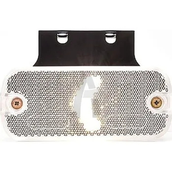 Osvětlení automobilu Diodové obrysové světlo LED 12/24V s držákem bílé WAS W127/903