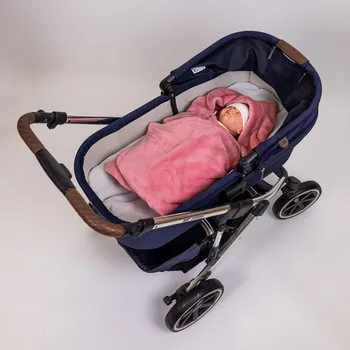 Dětská deka Tulimese Zavinovací celoroční deka malinová