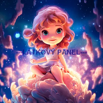 Látkový panel - Dětský - DE-210 Velikost: 25x25cm, Materiál: Kočárkovina