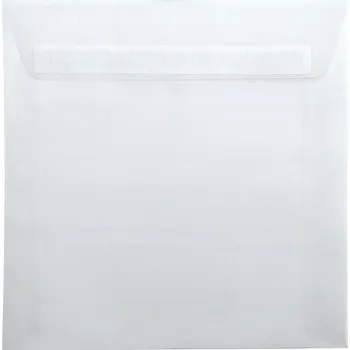 Obálka Ozdobné obálky z obtisků velké čtvercové s páskem Aster Tracing svatba 5 ks