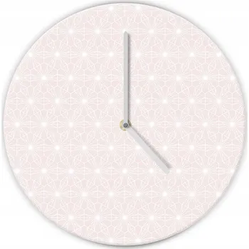 Hodiny Nástěnné hodiny růžové pro dívky dětské velké 30x30 cm